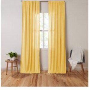 GAP Home Curtains - Yellow striped 48x84